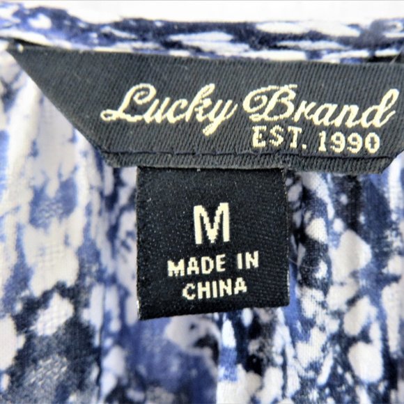 Lucky Brand Blue Blouse Top Tunic..............225 - Picture 6 of 9